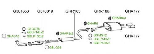 Система выпуска ОГ GT Exhaust 963