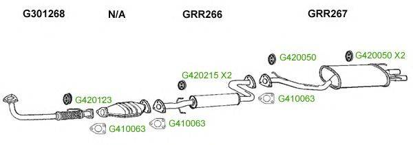 Система выпуска ОГ GT Exhaust 9733