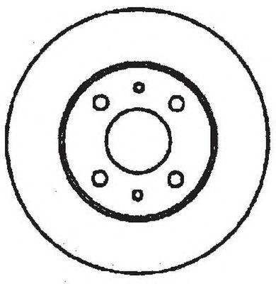 Тормозной диск JURID 561340JC