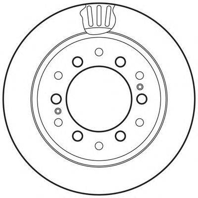 Тормозной диск JURID 562738JC