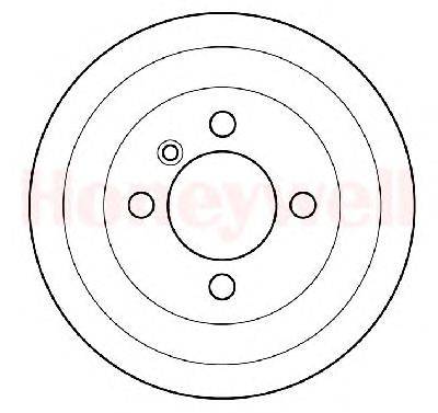 Тормозной барабан BENDIX 329070B