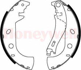 Комплект тормозных колодок BENDIX 362392B