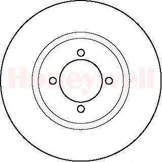 Тормозной диск BENDIX 561196B