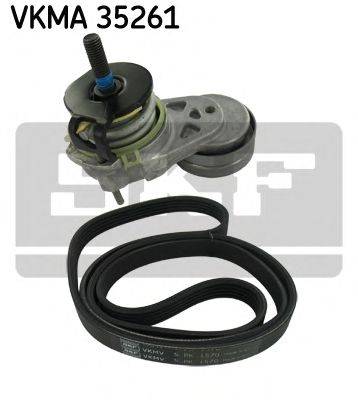 Поликлиновой ременный комплект SKF VKMA 35261