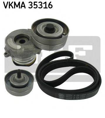 Поликлиновой ременный комплект SKF VKMV 6PK1605