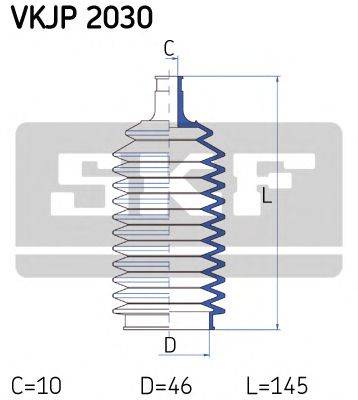 Комплект пылника, рулевое управление SKF VKJP 2030