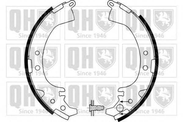 Комплект тормозных колодок QUINTON HAZELL BS1148