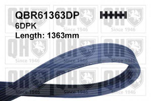 Поликлиновой ремень QUINTON HAZELL QBR61363DP