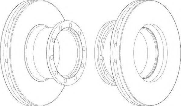 Тормозной диск Brake ENGINEERING 955471