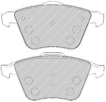 Комплект тормозных колодок, дисковый тормоз FERODO 23912