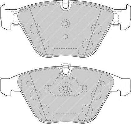 Комплект тормозных колодок, дисковый тормоз FERODO 23313