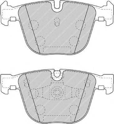 Комплект тормозных колодок, дисковый тормоз FERODO 23731
