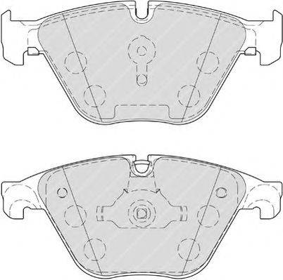 Комплект тормозных колодок, дисковый тормоз FERODO 24688