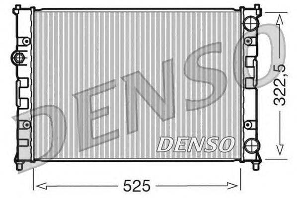 Радиатор, охлаждение двигателя DENSO DRM26008