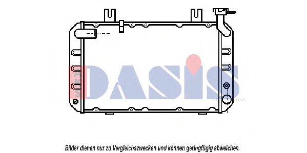Радиатор, охлаждение двигателя AKS DASIS HD2066