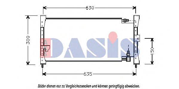 Конденсатор, кондиционер AKS DASIS 923045