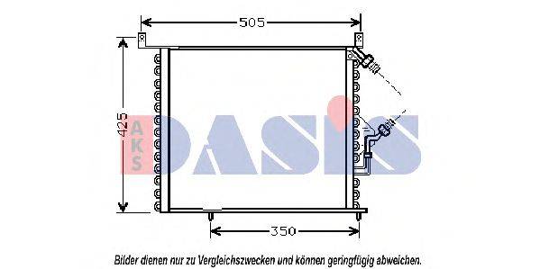 Конденсатор, кондиционер AKS DASIS 121920N