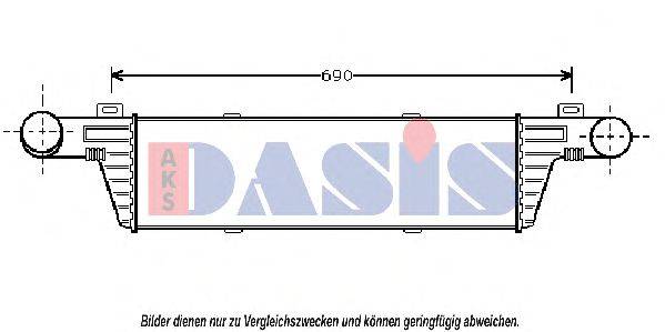 Интеркулер AKS DASIS 127100N