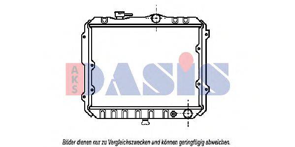 Радиатор, охлаждение двигателя AKS DASIS 140060N