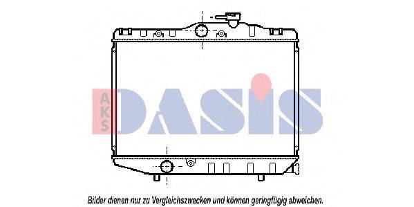 Радиатор, охлаждение двигателя AKS DASIS 29127