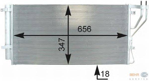 Конденсатор, кондиционер HELLA 8FC 351 303-161