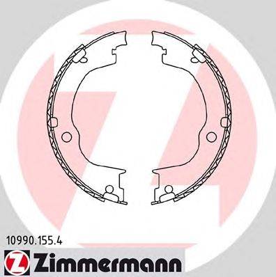 Комплект тормозных колодок, стояночная тормозная система ZIMMERMANN 10990.155.4
