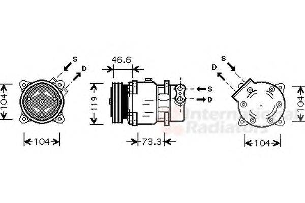 Компрессор, кондиционер SCHLIECKMANN 6009K218