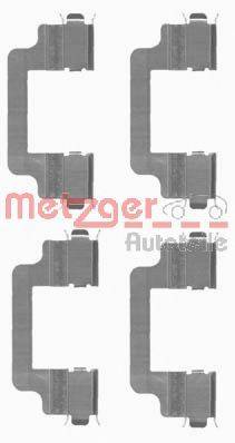 Комплектующие, колодки дискового тормоза METZGER 1091727