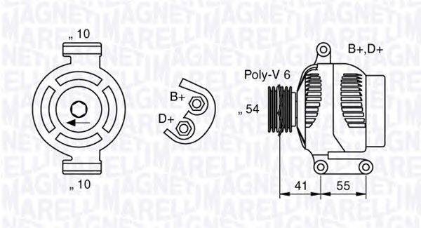 Генератор MAGNETI MARELLI 063377025010