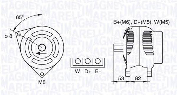 Генератор MAGNETI MARELLI 063377466010