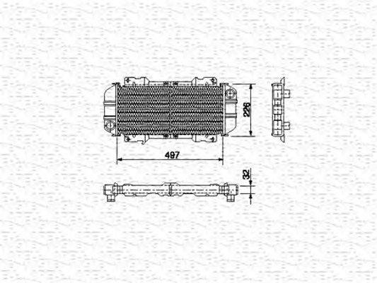 Радиатор, охлаждение двигателя AKS DASIS 92110