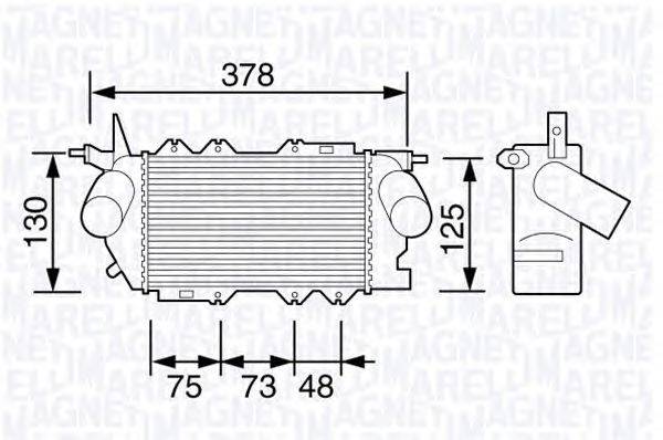 Интеркулер MAGNETI MARELLI 351319203490