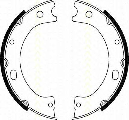 Комплект тормозных колодок, стояночная тормозная система TRISCAN 8100 14011