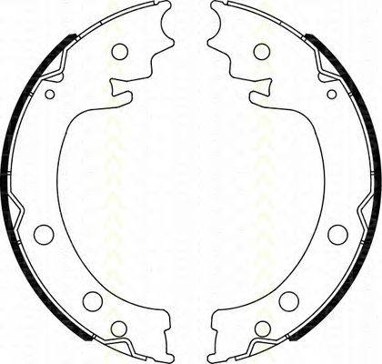 Комплект тормозных колодок, стояночная тормозная система TRISCAN 8100 69006