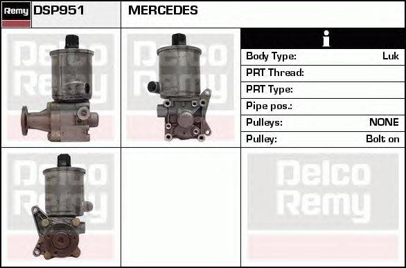 Гидравлический насос, рулевое управление DELCO REMY DSP951