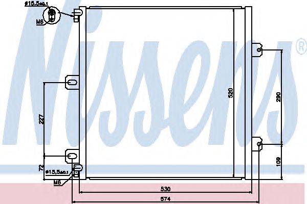 Конденсатор, кондиционер NISSENS 940076