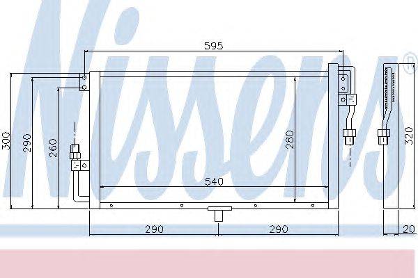 Конденсатор, кондиционер NISSENS 94819