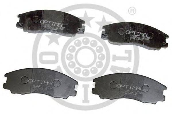 Комплект тормозных колодок, дисковый тормоз OPTIMAL 24061