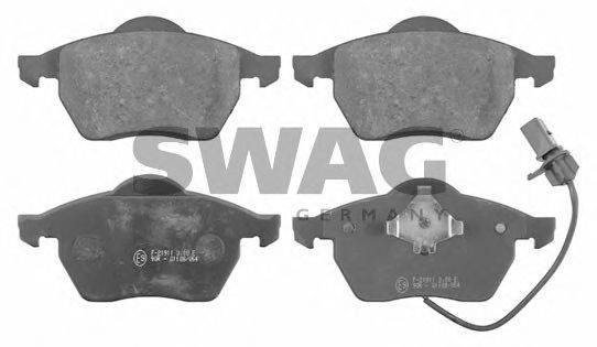 Комплект тормозных колодок, дисковый тормоз SWAG 30 91 6398