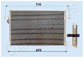 Конденсатор, кондиционер JAPANPARTS CND313014