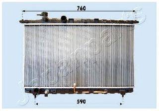 Радиатор, охлаждение двигателя JAPANPARTS RDA283094