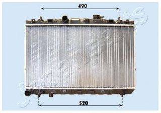 Радиатор, охлаждение двигателя JAPANPARTS RDA283099