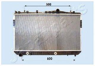 Радиатор, охлаждение двигателя JAPANPARTS RDA313021