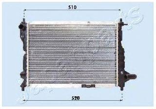 Радиатор, охлаждение двигателя JAPANPARTS RDA313024