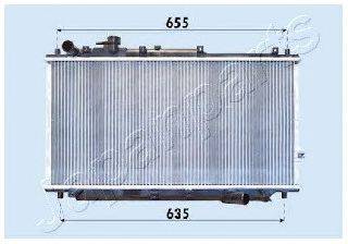 Радиатор, охлаждение двигателя JAPANPARTS RDA333019