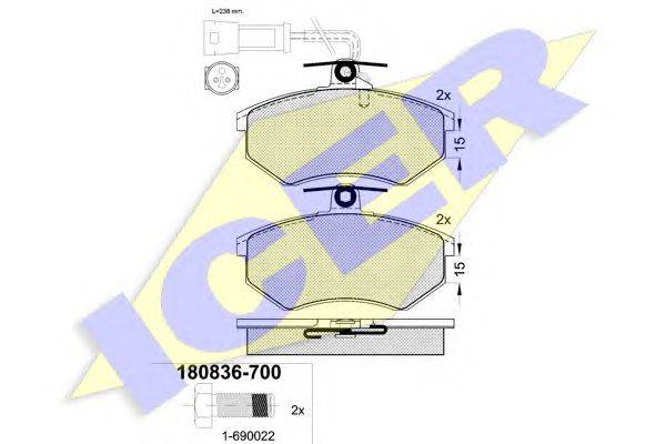 Комплект тормозных колодок, дисковый тормоз JURID 571356B