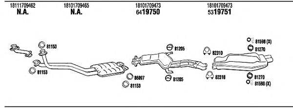 Система выпуска ОГ WALKER BW70115