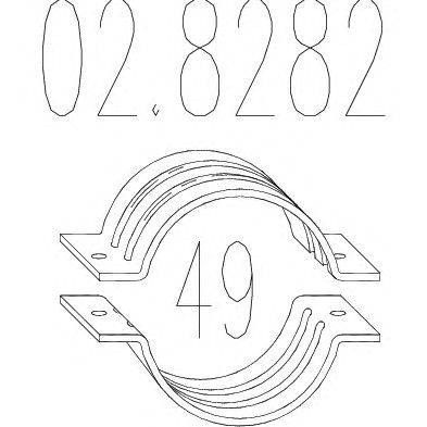 Соединительные элементы, система выпуска MTS 02.8282