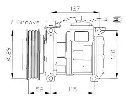 Компрессор, кондиционер NRF 32094G