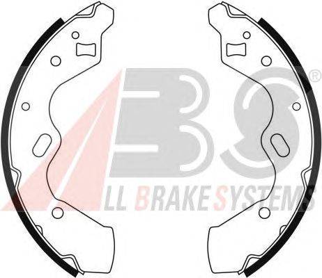 Комплект тормозных колодок A.B.S. 9067
